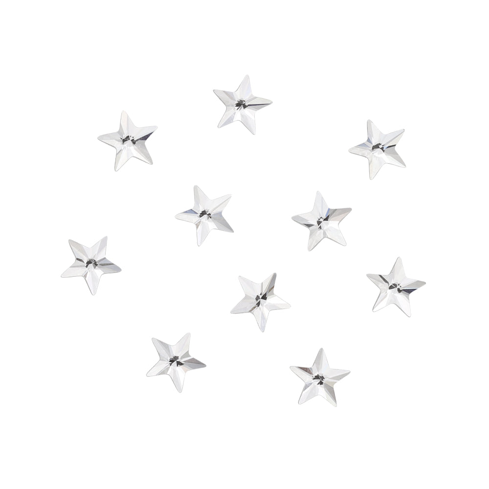 Swarovski Rivoli Star Flatback Rhinestone / Clear 2816 Nail Art 5MM