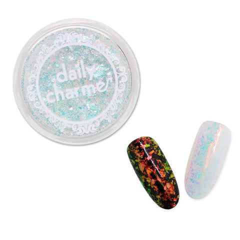Iridescent Flakes / Aurora Fairy AB Rainbow Nail Art Decors
