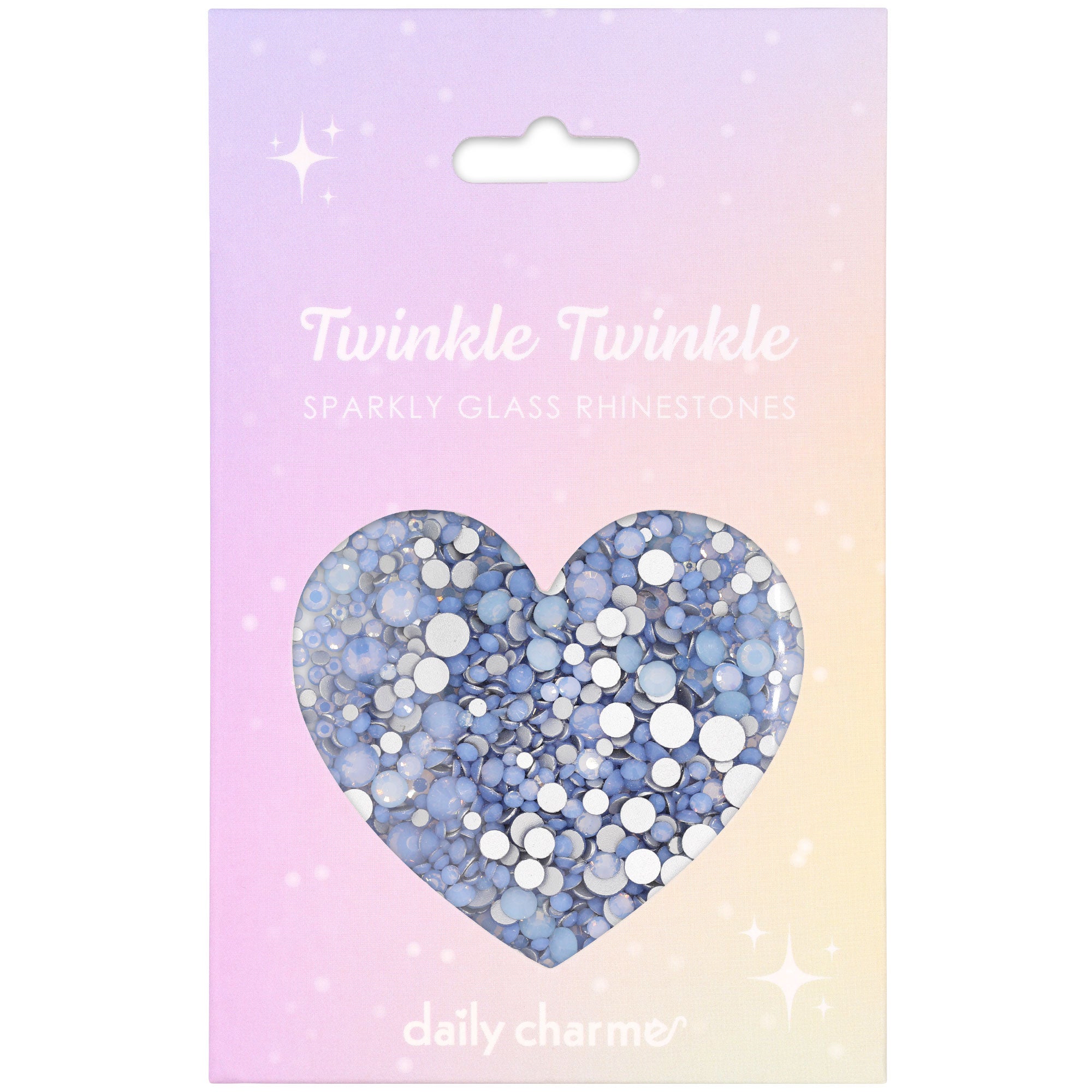 Twinkle Twinkle Round Flatback Rhinestone Mix / Air Blue Opal Nail Crystal