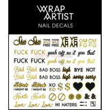 WrapArtist Nail Decals / Say What?