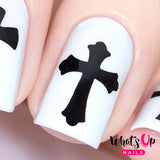 Daily Charme Nail Vinyl Sticker Whats Up Nails / Gothic Stencils