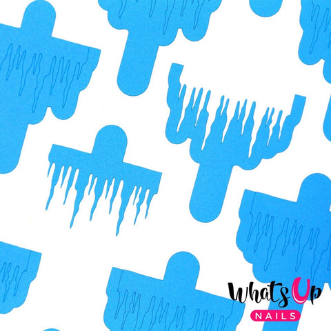 Daily Charme Nail Vinyl Sticker Whats Up Nails / Icicles Stencils