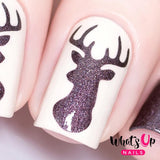 Daily Charme Nail Vinyl Sticker Whats Up Nails / Antler Stencils