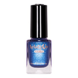 Whats Up Nails / Downpour Nail Polish - Blue Chrome Shimmer