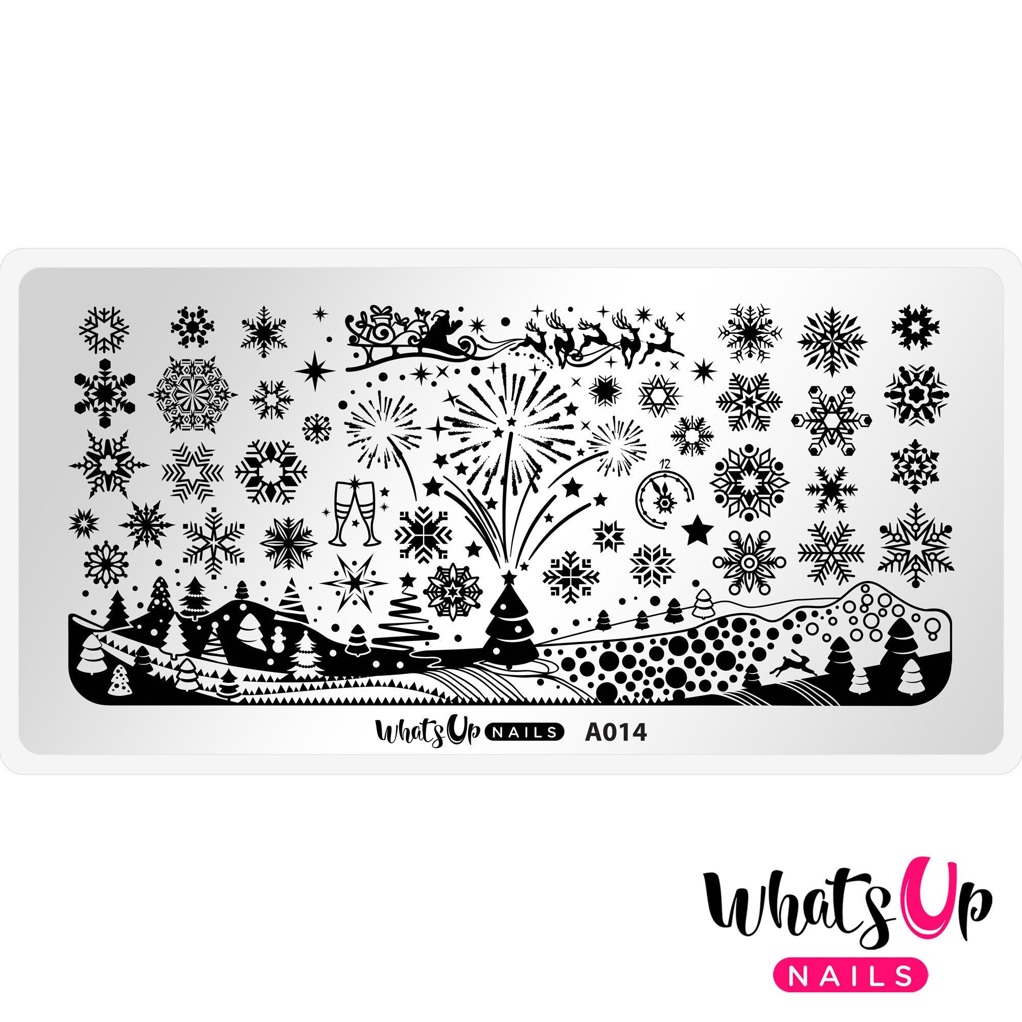 NAIL STAMPING Plate #A-01