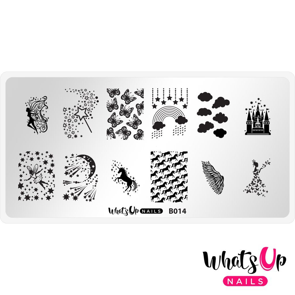 Daily Charme Nail Supply Stamping Plates Whats Up Nails / Magical Playground