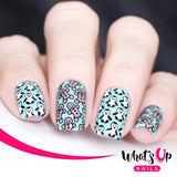 What's Up Nails Metal Stamping Plates daily charme Solo nails Nail Art Supplies winter time christmas december winter happy holiday cute kawaii penguins gingerbread man ferm tree sweater weather cold icy snow rudolph the red nose raindeer evergreen string of lights pattern flannel plaid merry candy can stripes baked goodies enchanted frosty cold frost