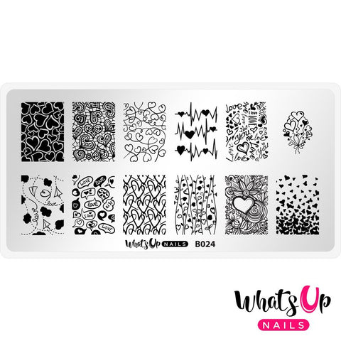 Daily Charme Nail Supply Stamping Plates Whats Up Nails / Love Is Everywhere