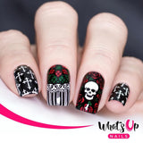 Halloween Stamping Plate Whats Up Nails / Gothic Affection
