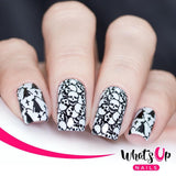 Halloween Stamping Plate Whats Up Nails - B036 Eeks and Screams