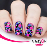 What's Up Nails Metal Stamping Plates daily charme Solo nails Nail Art Supplies Geometric Trance daze patterns Aztec Tribal Greeky Rome Roman Mythology abstract geometric patterns dada modern gatsby kaleidoscope circle of life contemporary colorblock color block kiddie childish squiggly line art