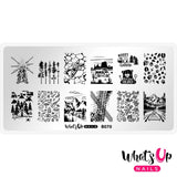 Whats Up Nails / Campfire Stories Stamping Plate | Summer Fun Nails