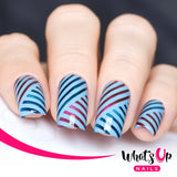 Whats Up Nails / Slanted Lines Stencils