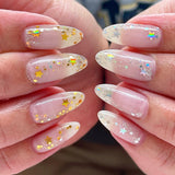 Daily Charme Nail Art Colorful Holographic Stars Glitter Set / 12 Jars @ricekittynails